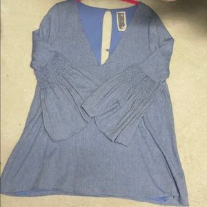 Free people blue short dress